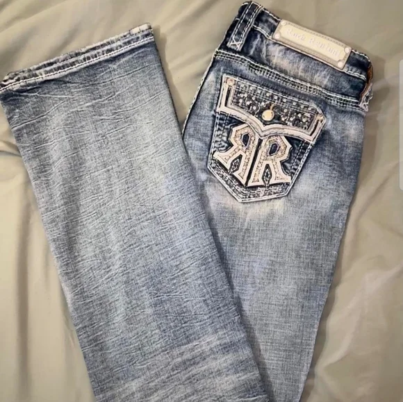 NWT Rock Revival Women's Savannah Jeans, 30 - Picture 5 of 9